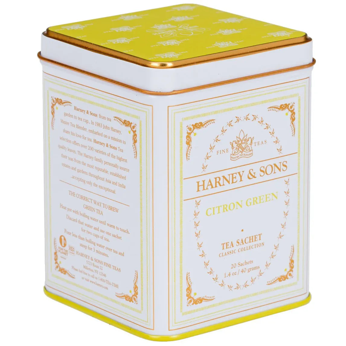Harney & Sons Classic BIO Zeleni čaj z limono, 20 vrečk