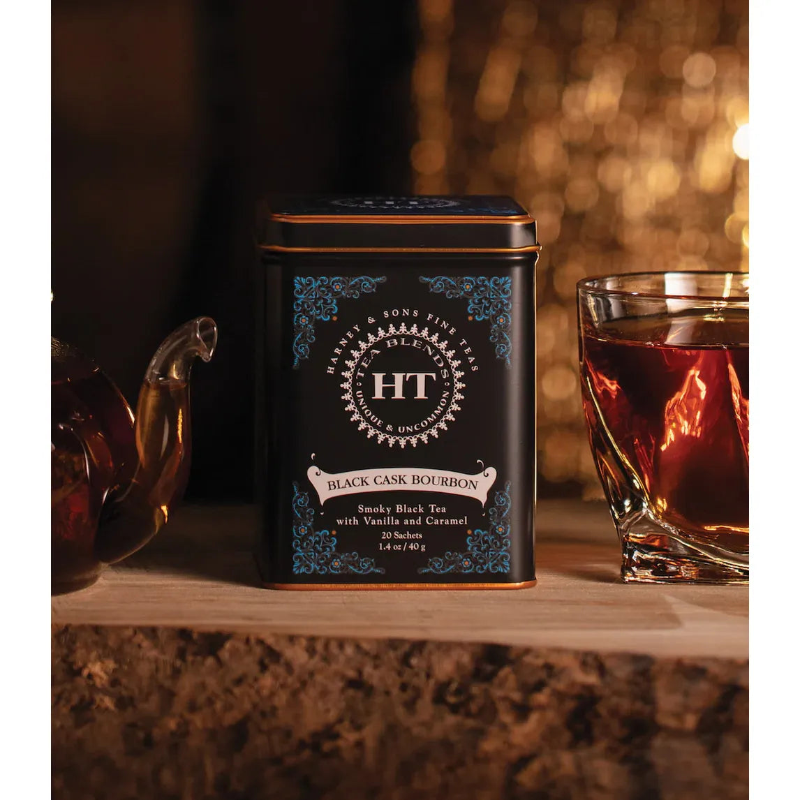 Harney & Sons HT Black Cask Bourbon, 20 vrečk