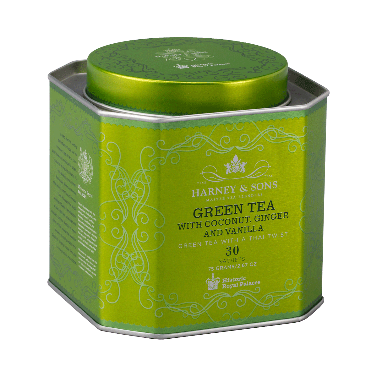 Green Tea with Coconut & Ginger - Harney & Sons Teas, European Distribution Center