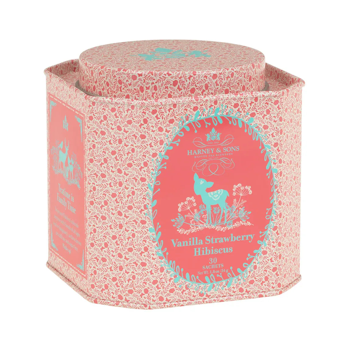 Harney & Sons Vanilla Strawberry Hibiscus, 30 vrečk