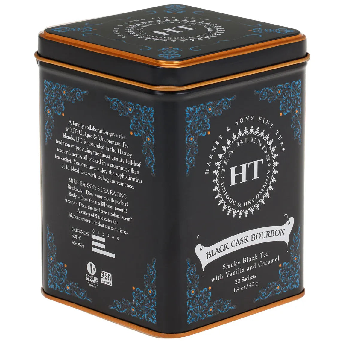 Harney & Sons HT Black Cask Bourbon, 20 vrečk