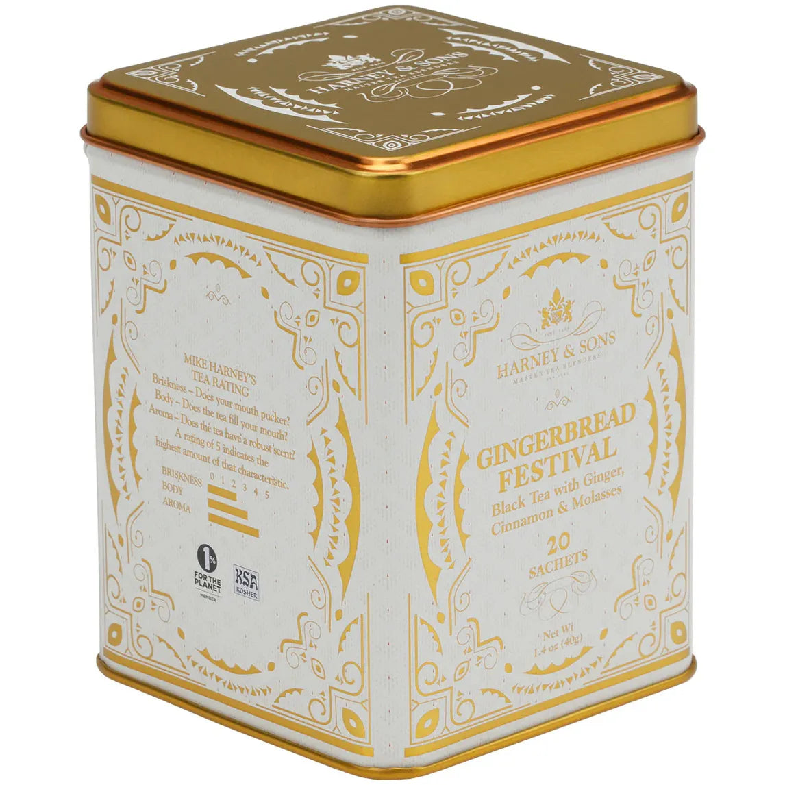 Harney & Sons Gingerbread festival čaj, 20 vrečk