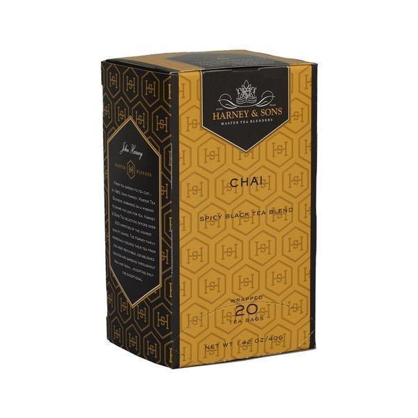 Harney & Sons Chai (Indijski čaj z začimbami), škatla z 20 vrečkami