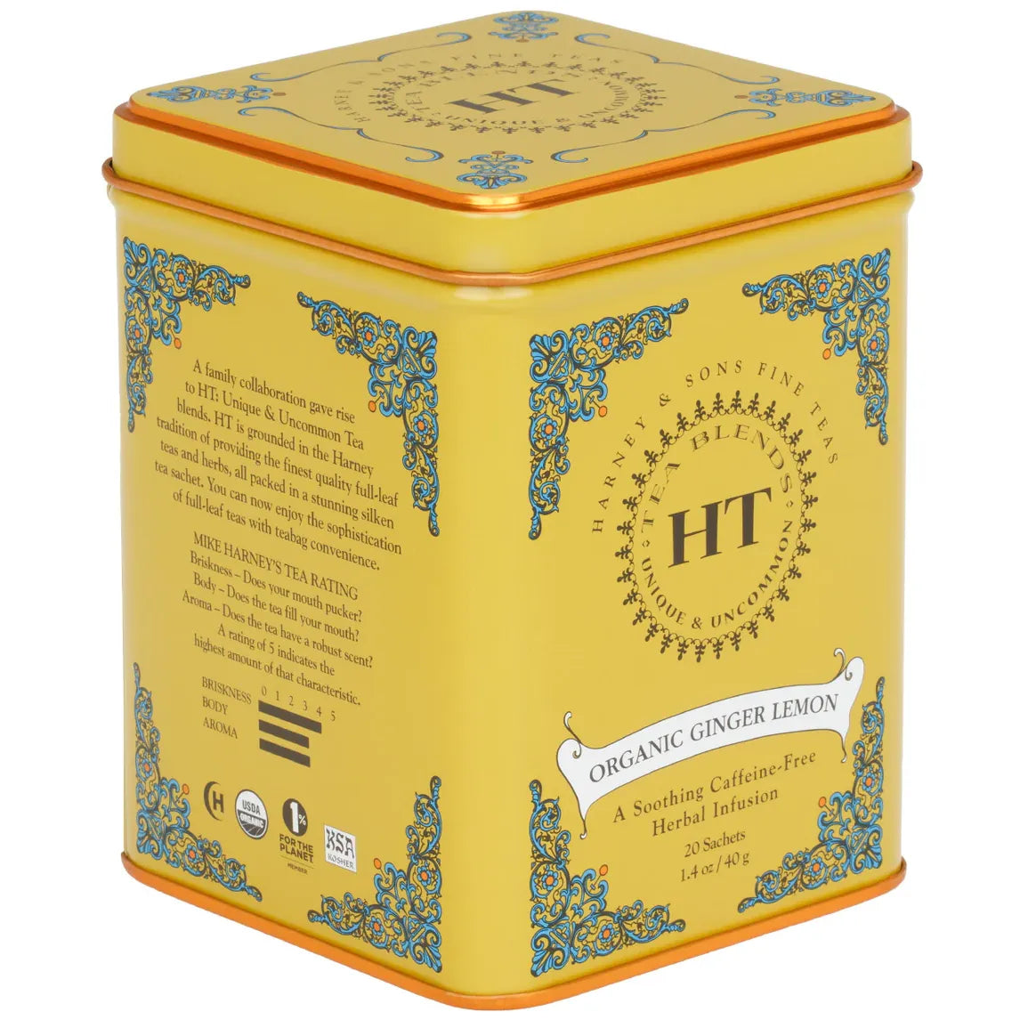 Harney & Sons HT BIO Ingver in limona, 20 vrečk